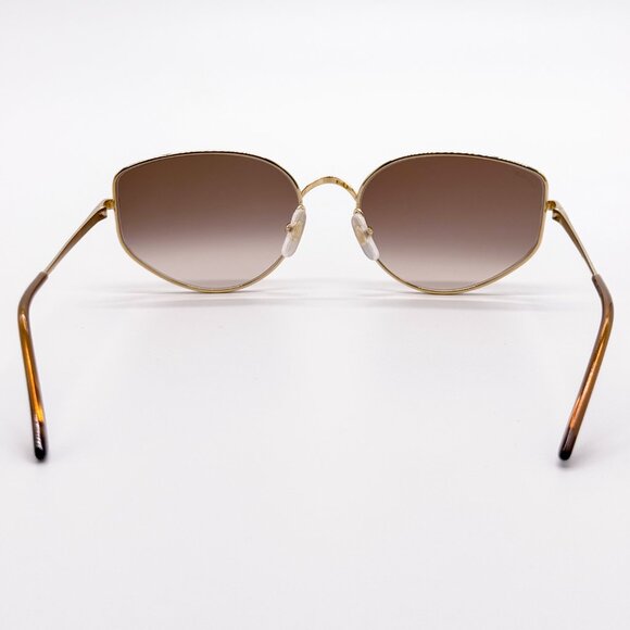 NEW CARTIER CT0300S 002 WOMEN GOLD CAT EYE SUNGLASSES main image 4